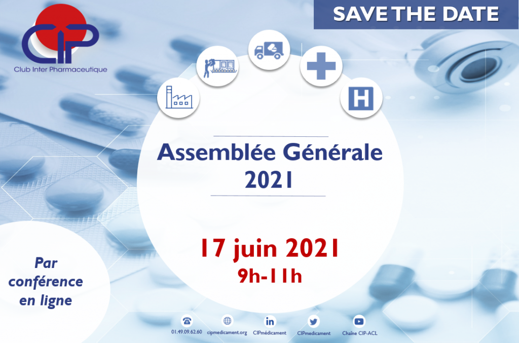 Actu du 21 avril 2021 -SAVE THE DATE AG CIP 2021