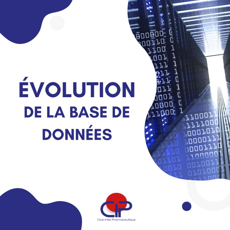 Evolution de la base de donn&eacute;es