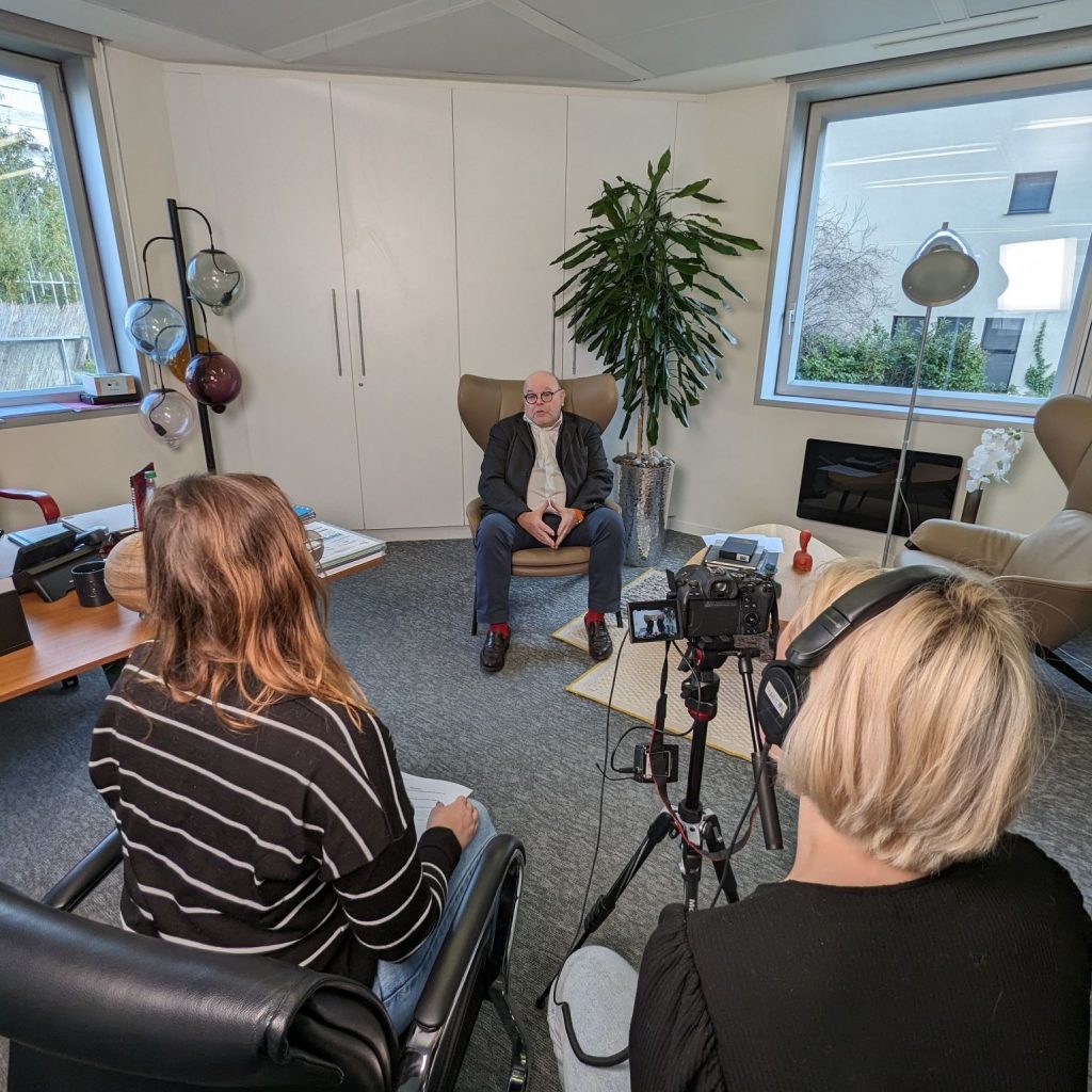 Backstage ITW Pierre HICKEL